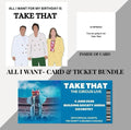 Take That Birthday card and souvenir tickets These are bundle