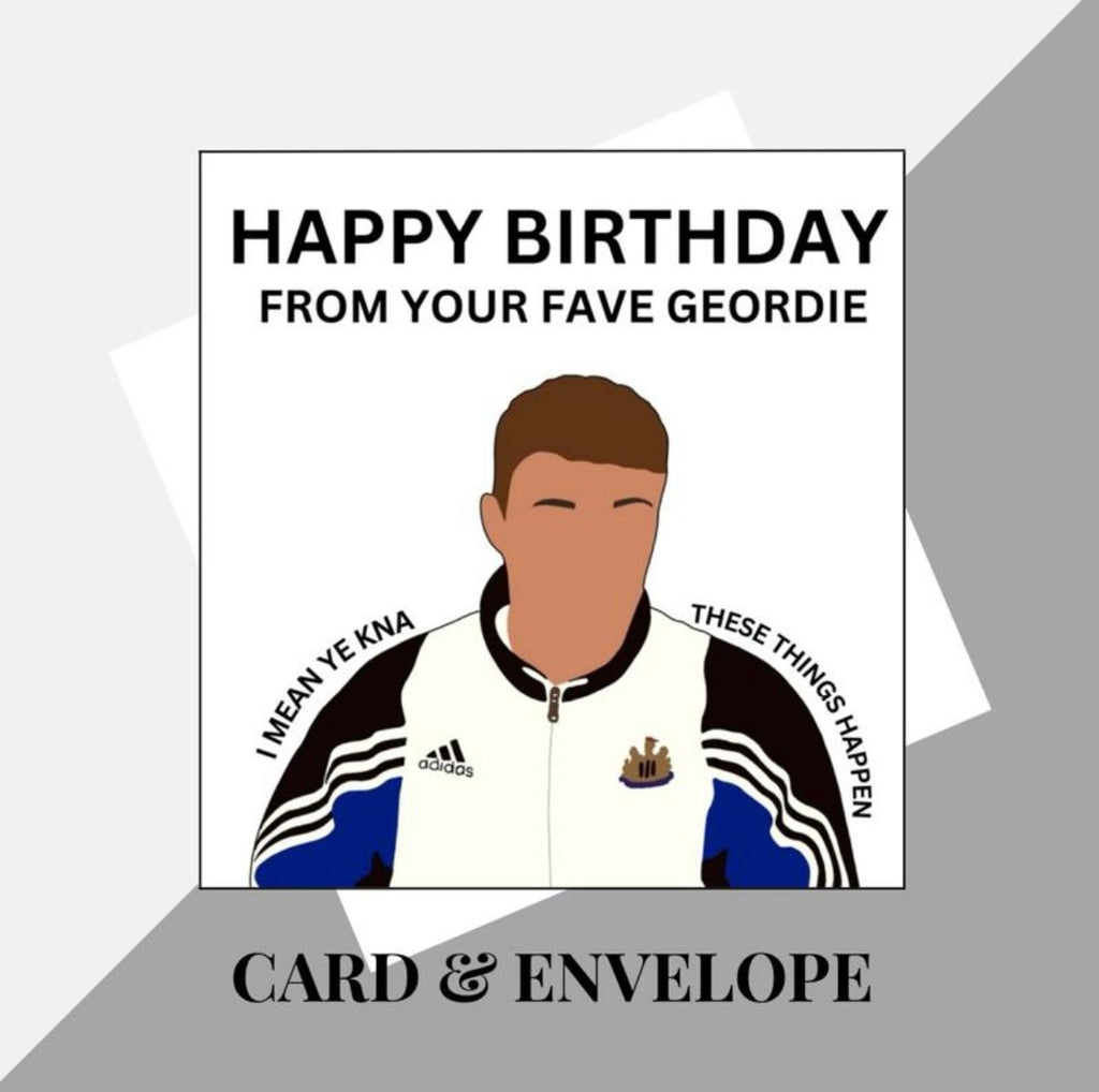 Sam Fender inspired birthday cards