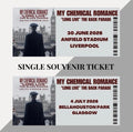 My Chemical Romance ‘Long Live The Black Parade’ Tour inspired souvenir tickets