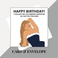 Sabrina Carpenter inspired birthday card