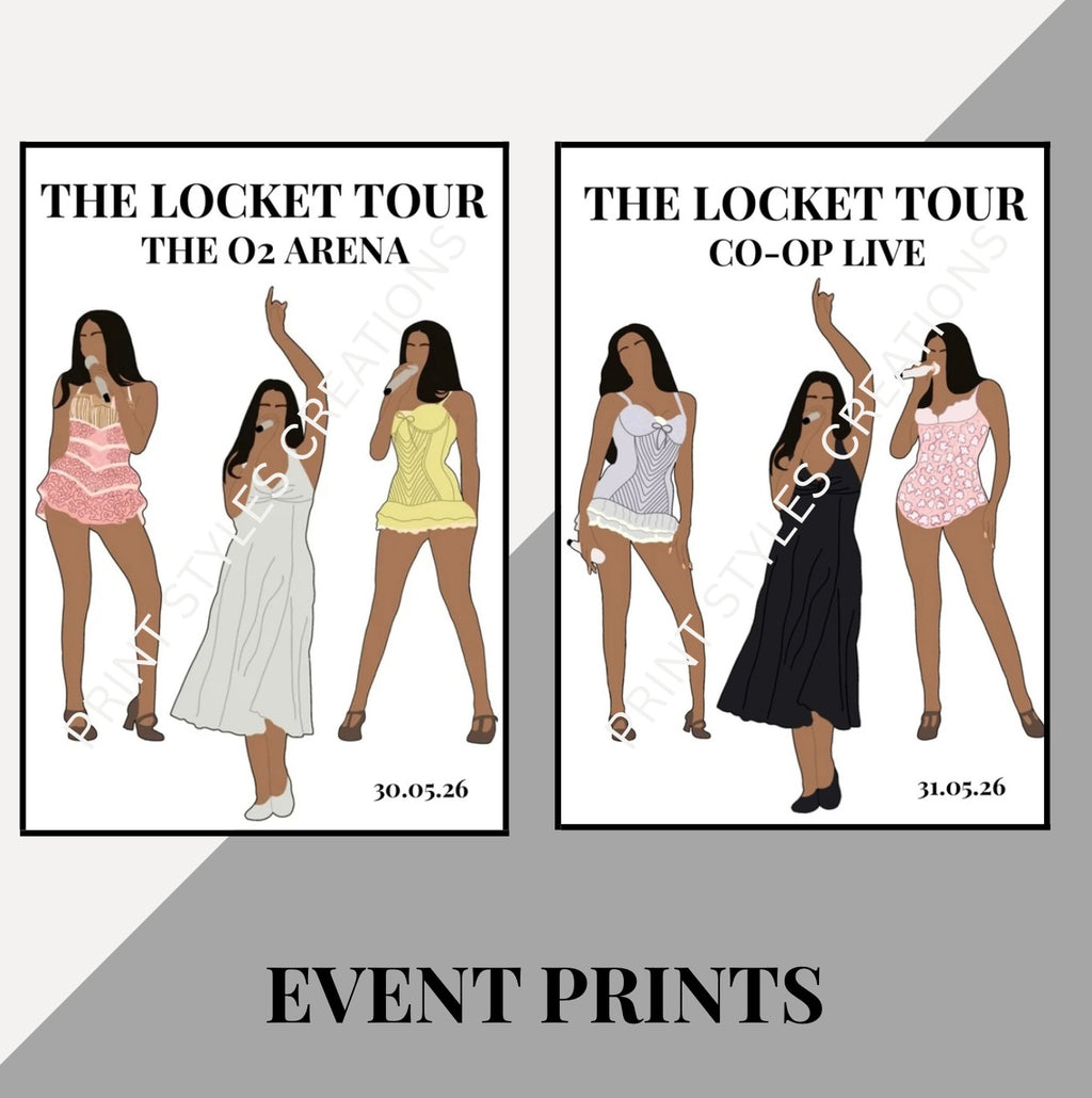 Madison Beer ‘The Locket Tour’ inspired event prints