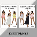 Madison Beer ‘The Locket Tour’ inspired event prints