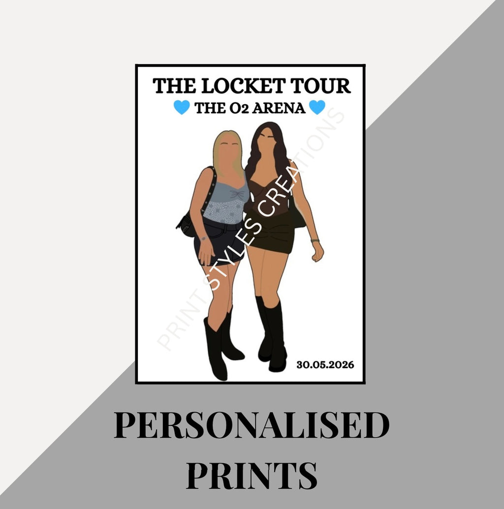 Madison Beer The Locket Tour personalised tour prints