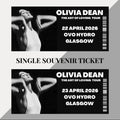 Olivia Dean ‘The Art Of Loving Tour’ inspired souvenir tickets