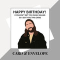 Noah Kahan inspired birthday card