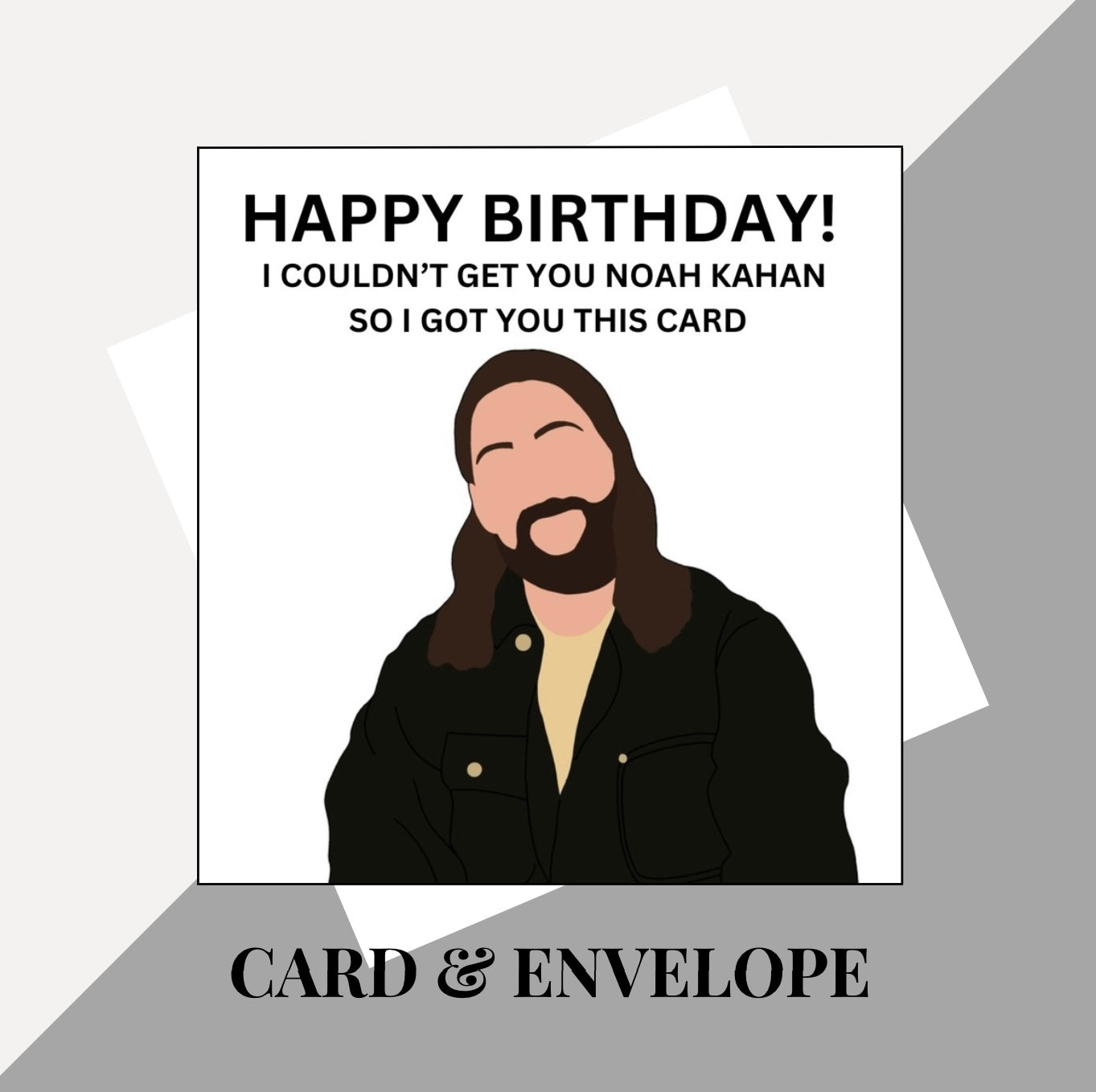 Noah Kahan inspired birthday card