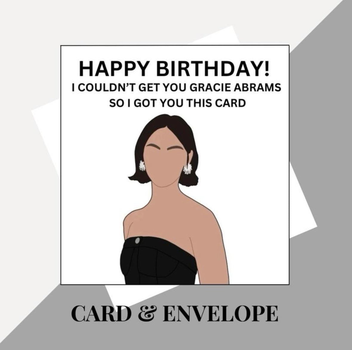 Gracie Abrams inspired birthday cards