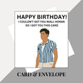 Niall Horan inspired birthday card