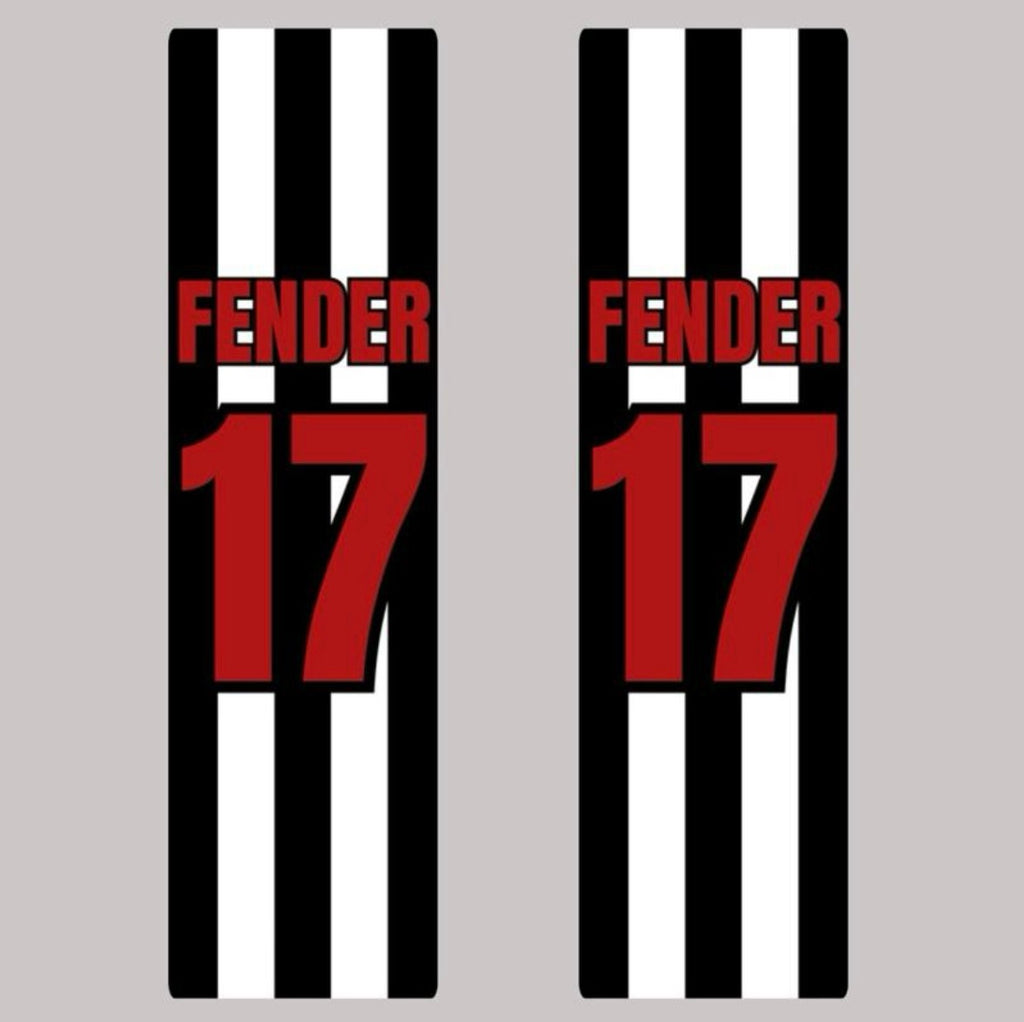 Sam ‘Fender 17’ inspired bookmarks