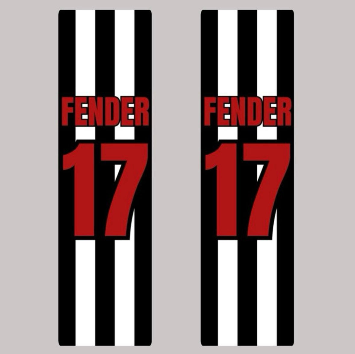 Sam ‘Fender 17’ inspired bookmarks