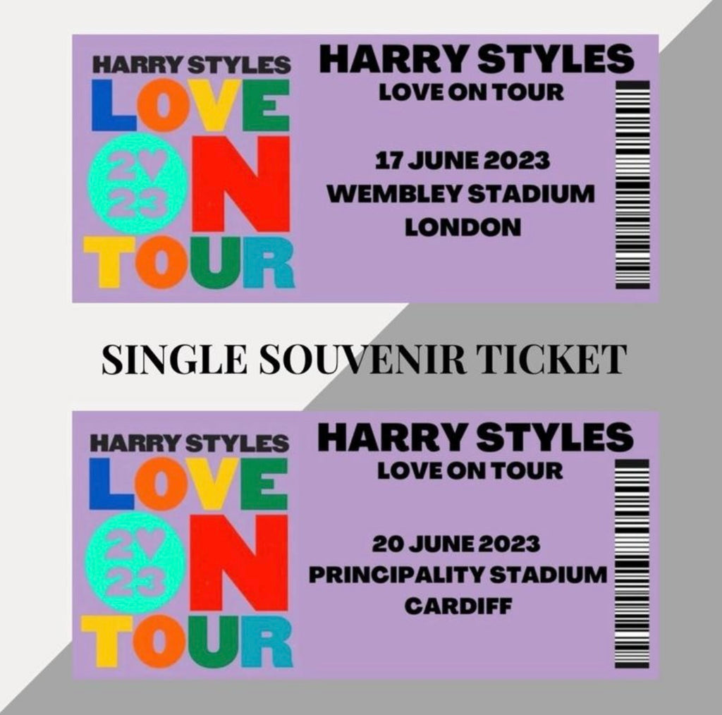 Harry Styles ‘Love On Tour’ inspired souvenir tickets
