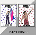 Harry Styles ‘Love On Tour’ inspired event prints