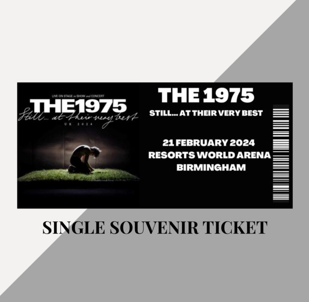 The 1975 ‘Still At Their Very Best’ inspired souvenir tickets