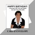 Joe Jonas inspired birthday card