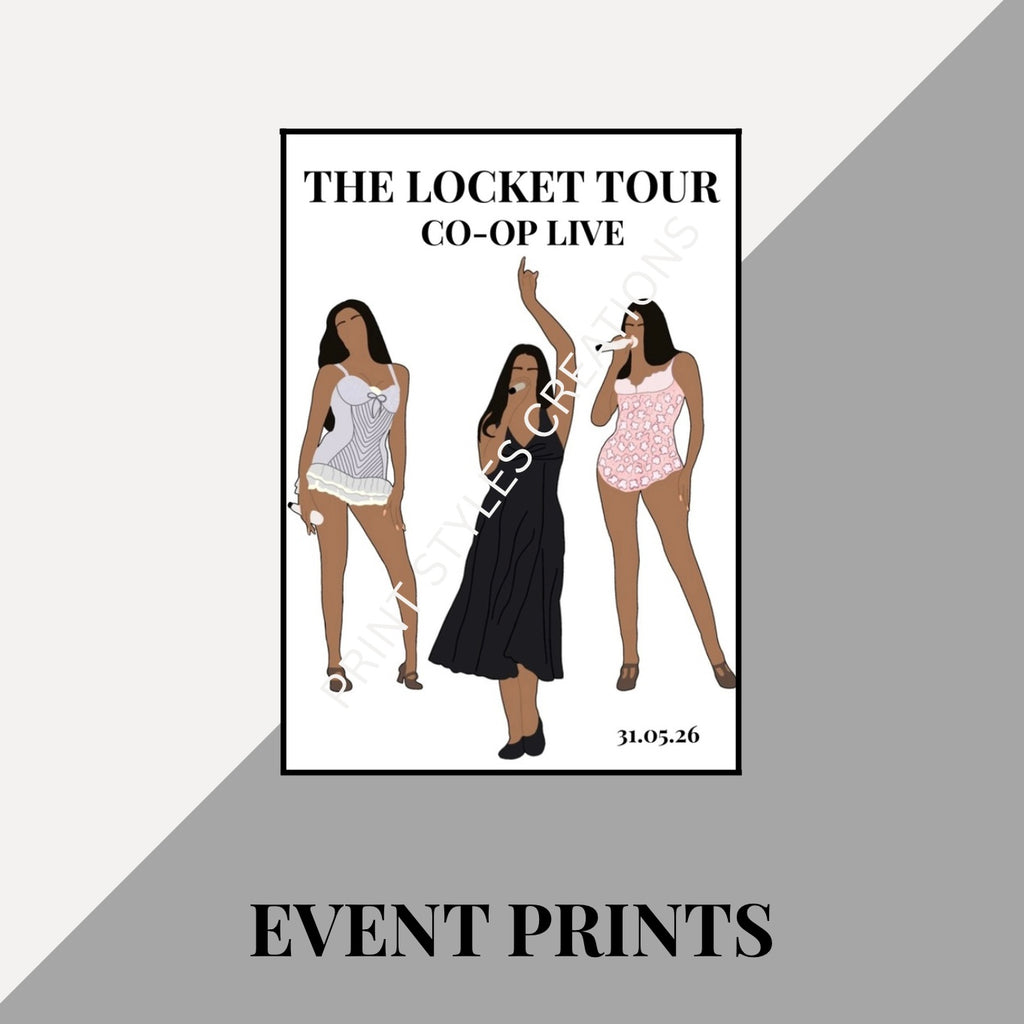 Madison Beer ‘The Locket Tour’ inspired event prints