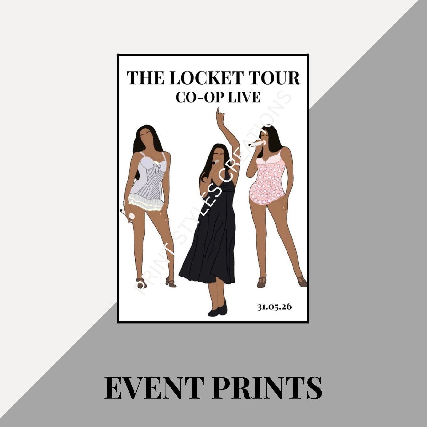 Madison Beer ‘The Locket Tour’ inspired event prints