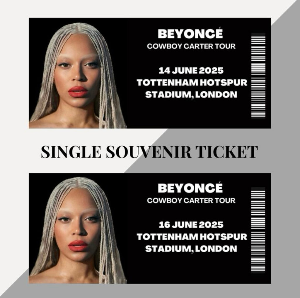 Beyoncé ‘Cowboy Carter Tour’ inspired souvenir tickets