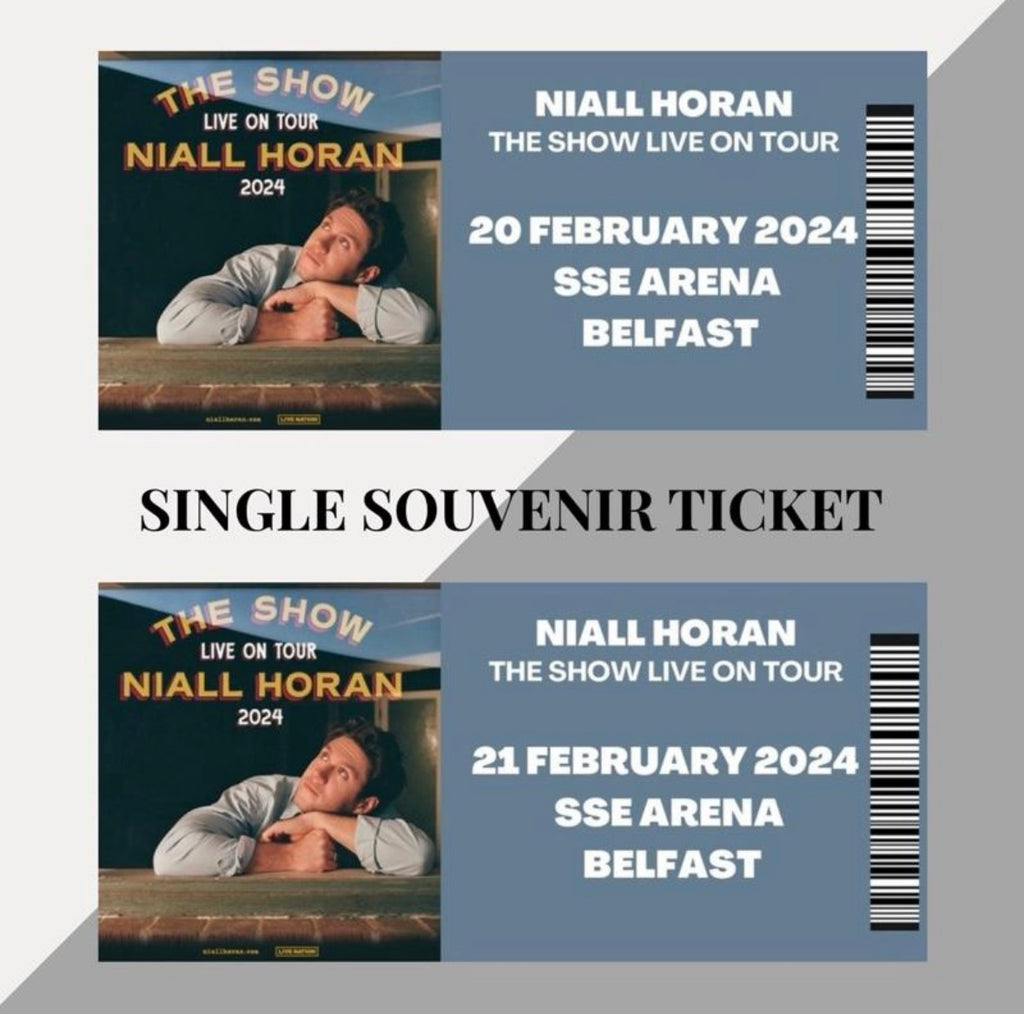 Niall Horan ‘The Show Live On Tour’ inspired souvenir tickets