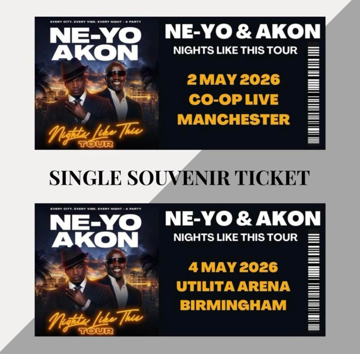 Ne-Yo & Akon ‘Nights Like This Tour’