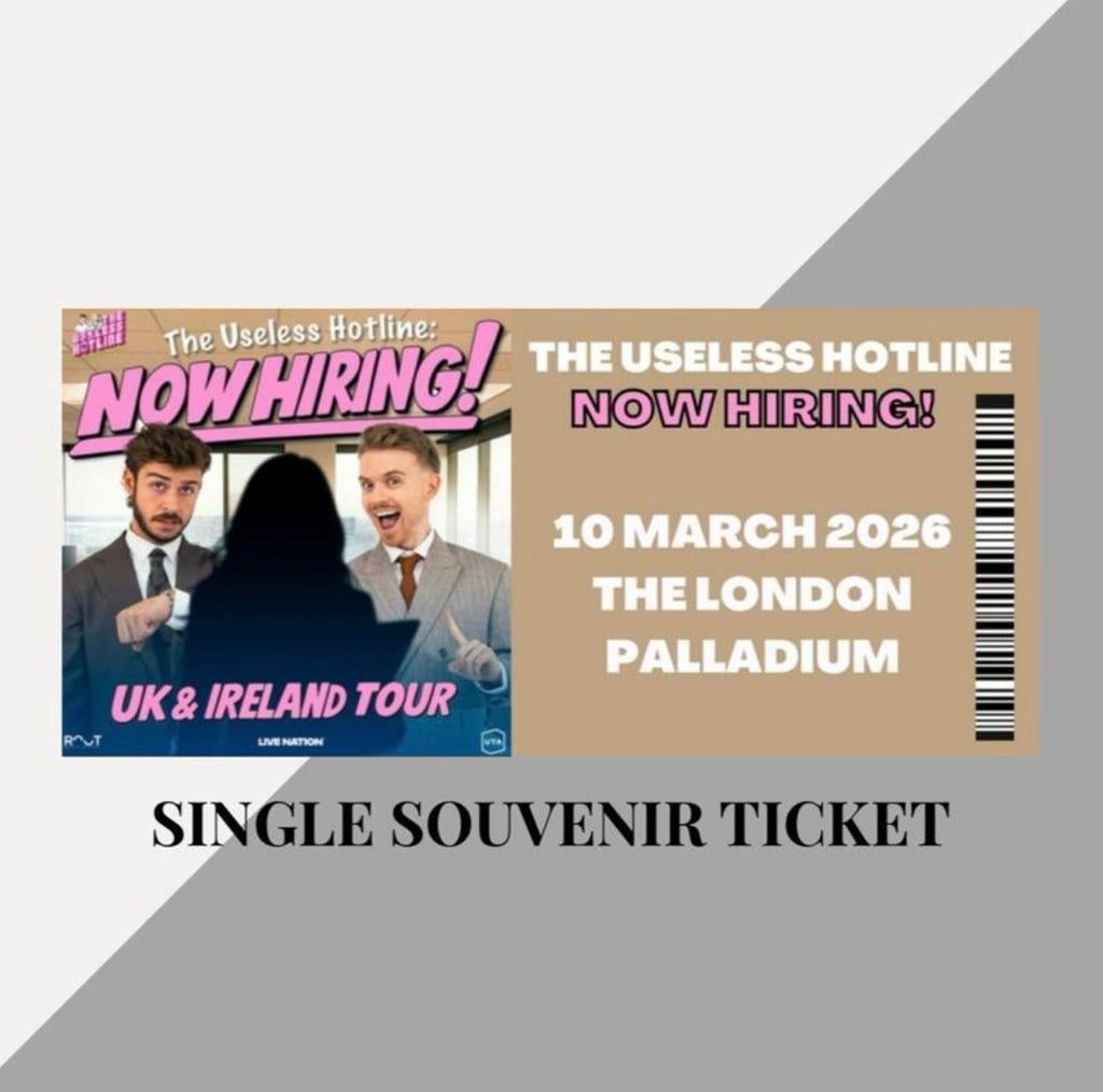 Useless Hotline inspired souvenir tickets