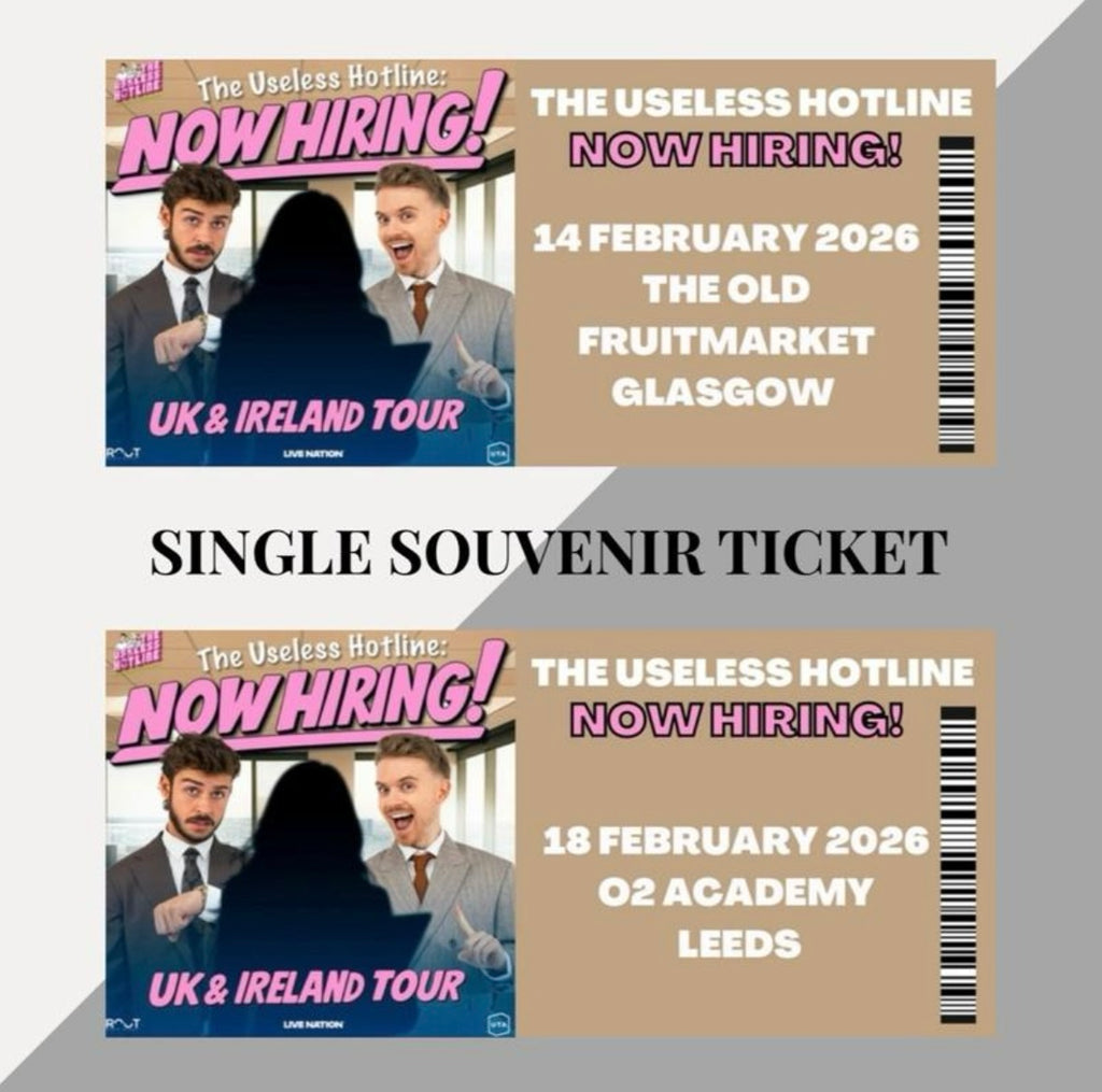 Useless Hotline inspired souvenir tickets