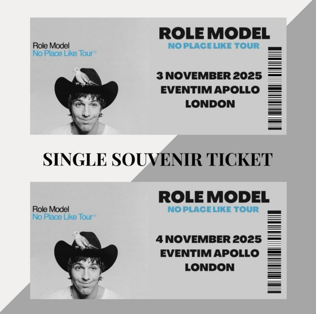 Role Model ‘No Place Like Tour’ inspired souvenir tickets