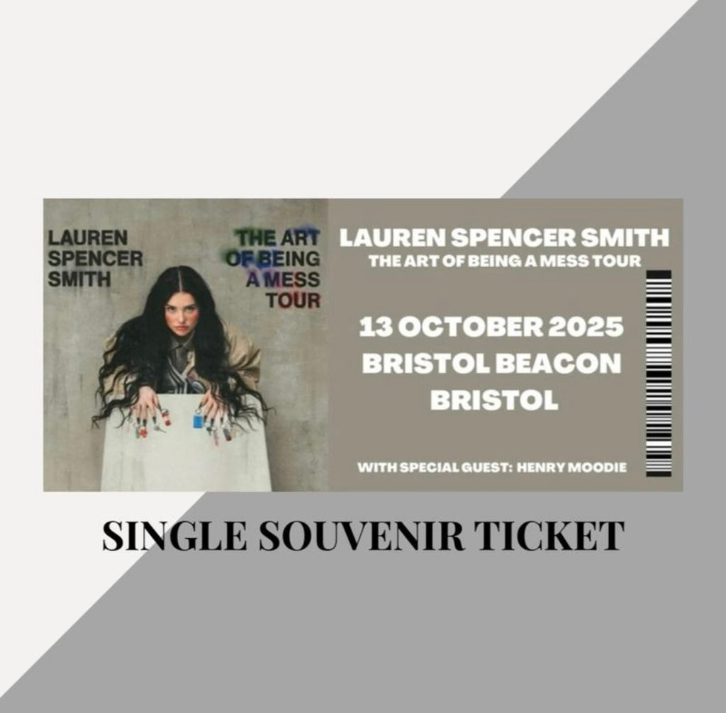 Lauren Spencer-Smith ‘The Art of Being a Mess’ tour inspired souvenir tickets