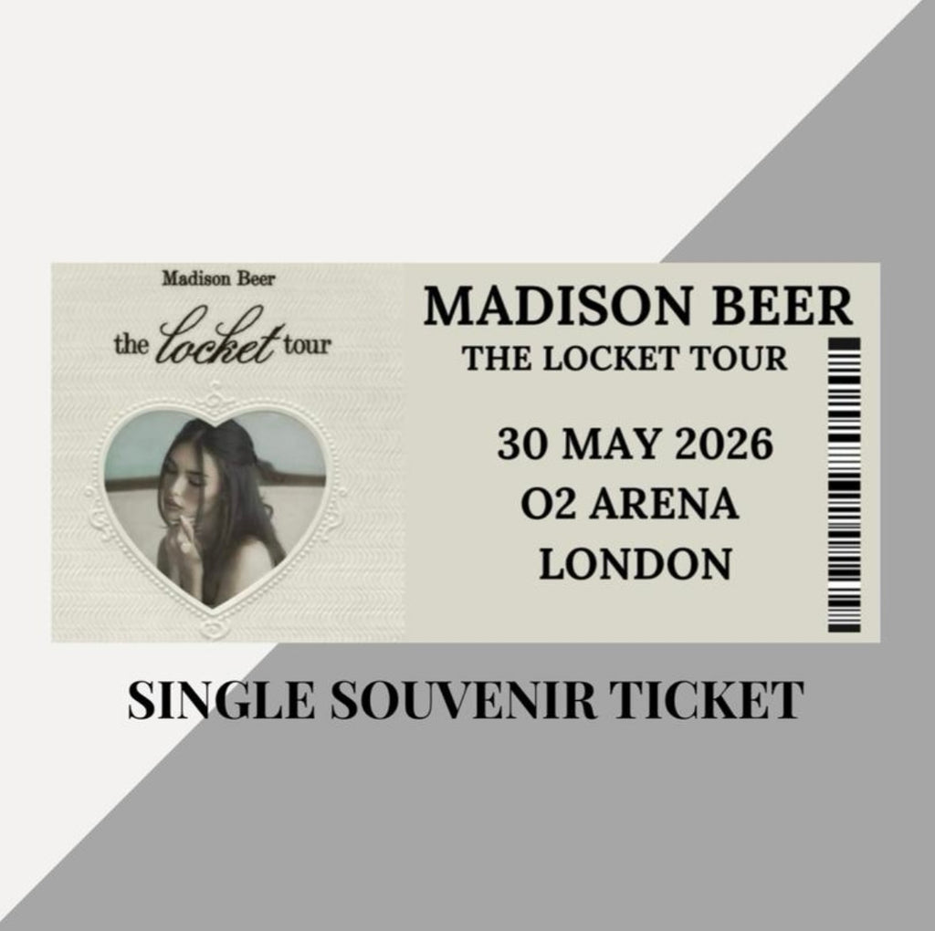 Madison Beer ‘The Locket Tour’ inspired souvenir tickets