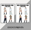 Tate McRae ‘Miss Possessive Tour’ inspired event prints