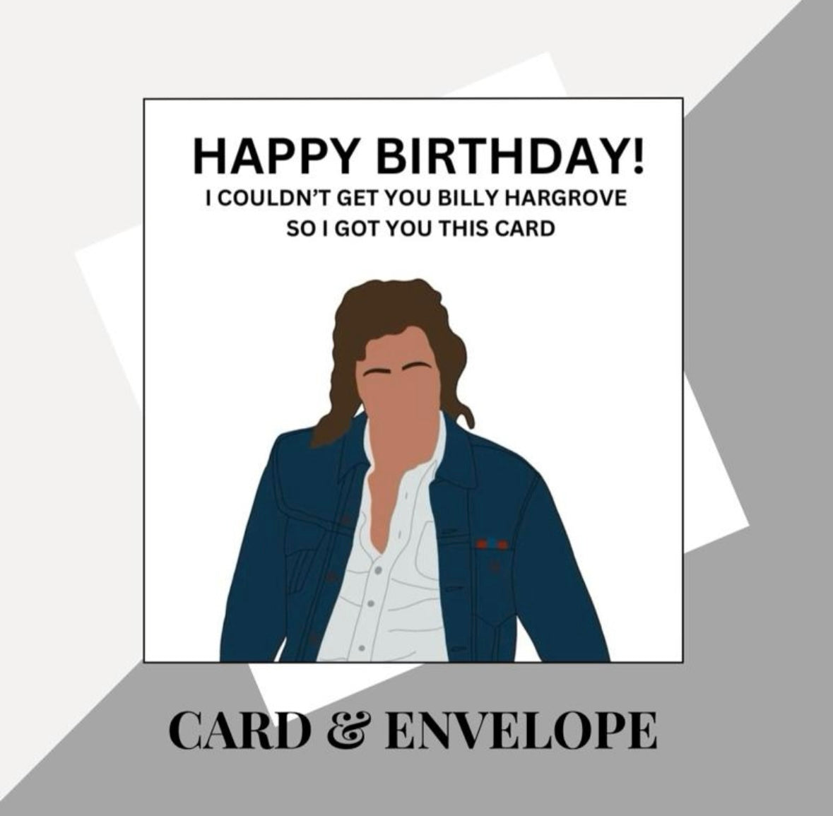 Stranger Things inspired birthday cards