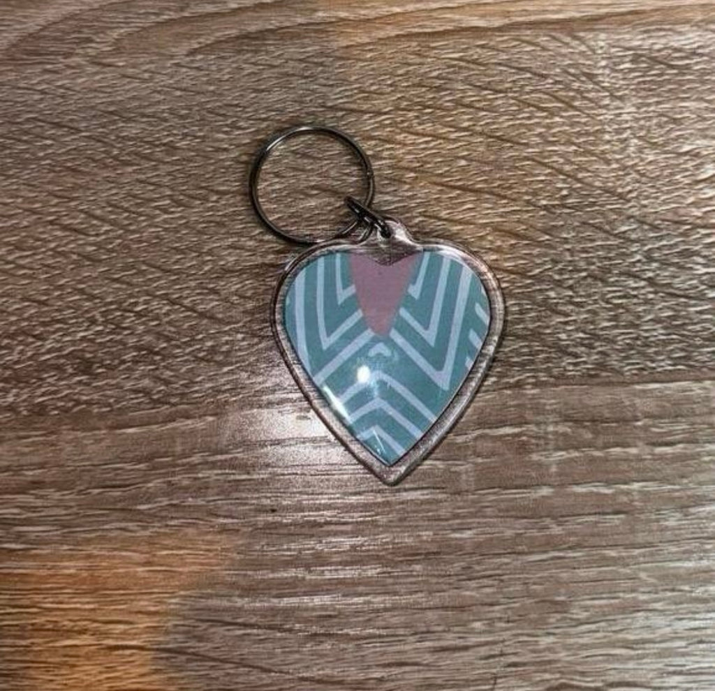 Harry Styles ‘Love on Tour’ inspired heart shaped keyrings