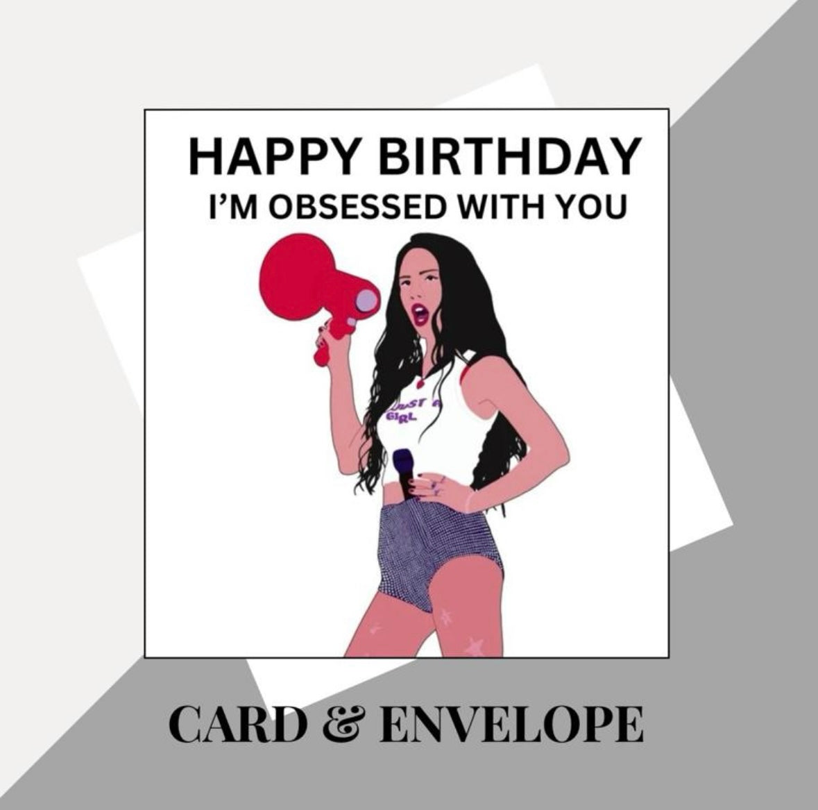 Olivia Rodrigo inspired birthday cards