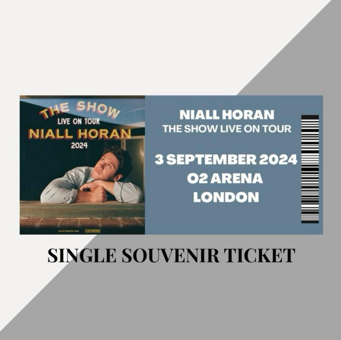 Niall Horan ‘The Show Live On Tour’ inspired souvenir tickets