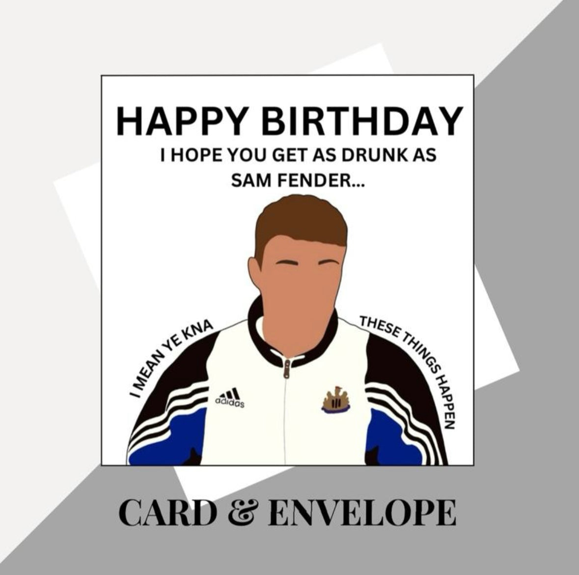 Sam Fender inspired birthday cards