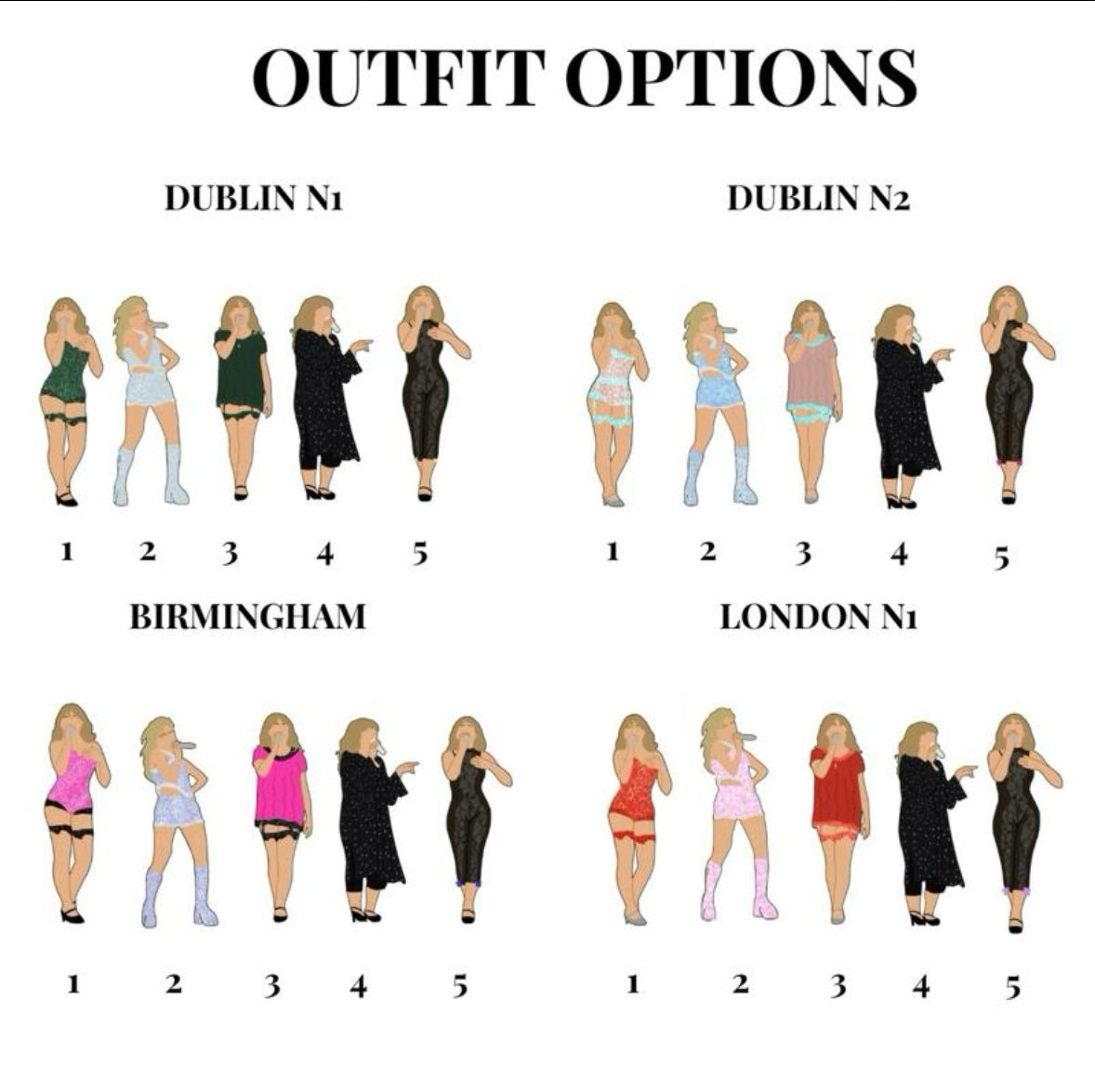 Sabrina Carpenter ‘Short N Sweet Tour’ inspired setlist prints