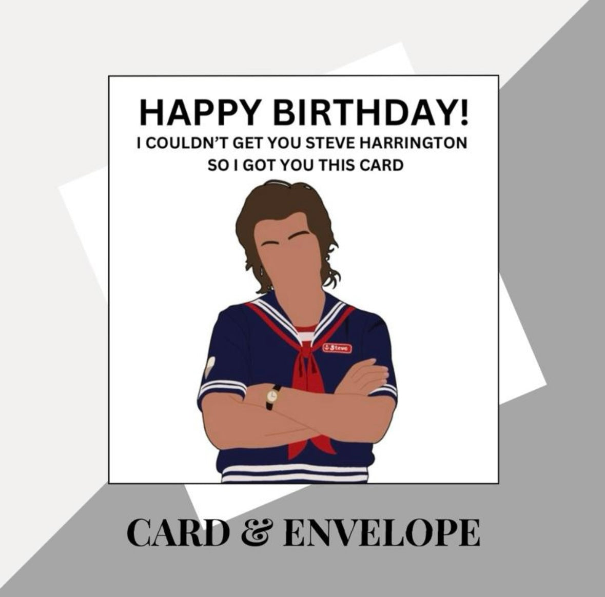 Stranger Things inspired birthday cards